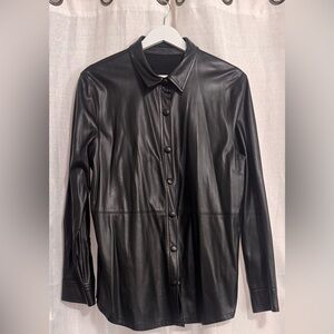 Liverpool Jeans Company Sleek Black Leather Jacket
